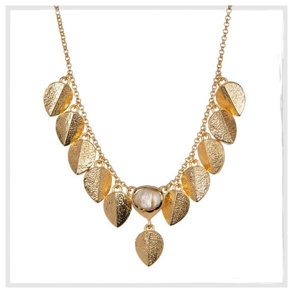 Cole Haan Sandy Quartz & Leat Charm Necklace - Picture 3 of 3